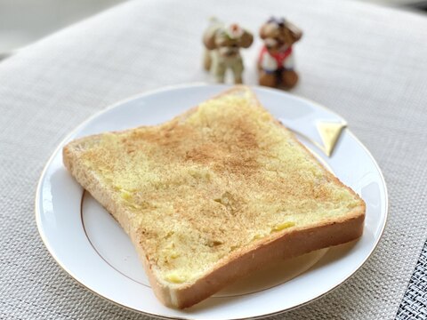 スイートポテト風♡薩摩芋トースト